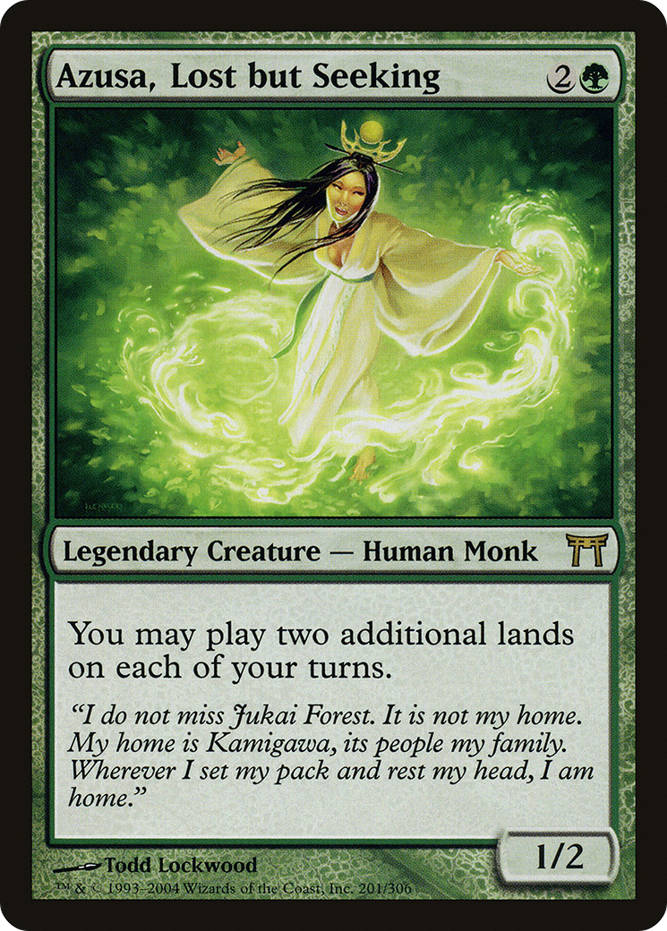 Azusa, Lost but Seeking (CHK-201) (Foil)