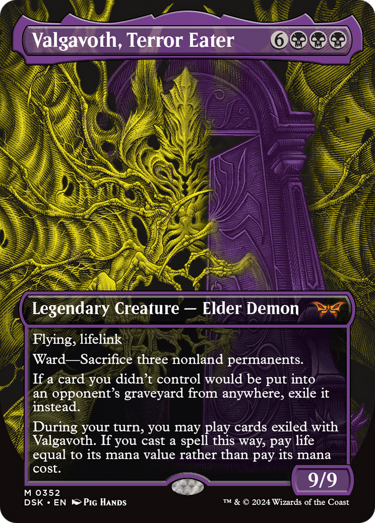 Valgavoth, Terror Eater (DSK-352) (Borderless) (Foil)