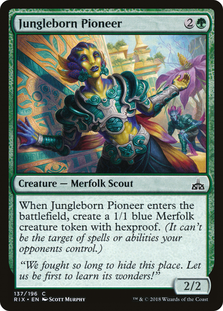 Jungleborn Pioneer (RIX-137) (Foil)