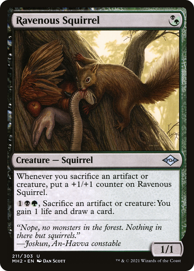 Ravenous Squirrel (MH2-211)