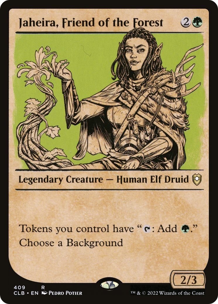 Jaheira, Friend of the Forest (CLB-409) (Showcase) (Foil)