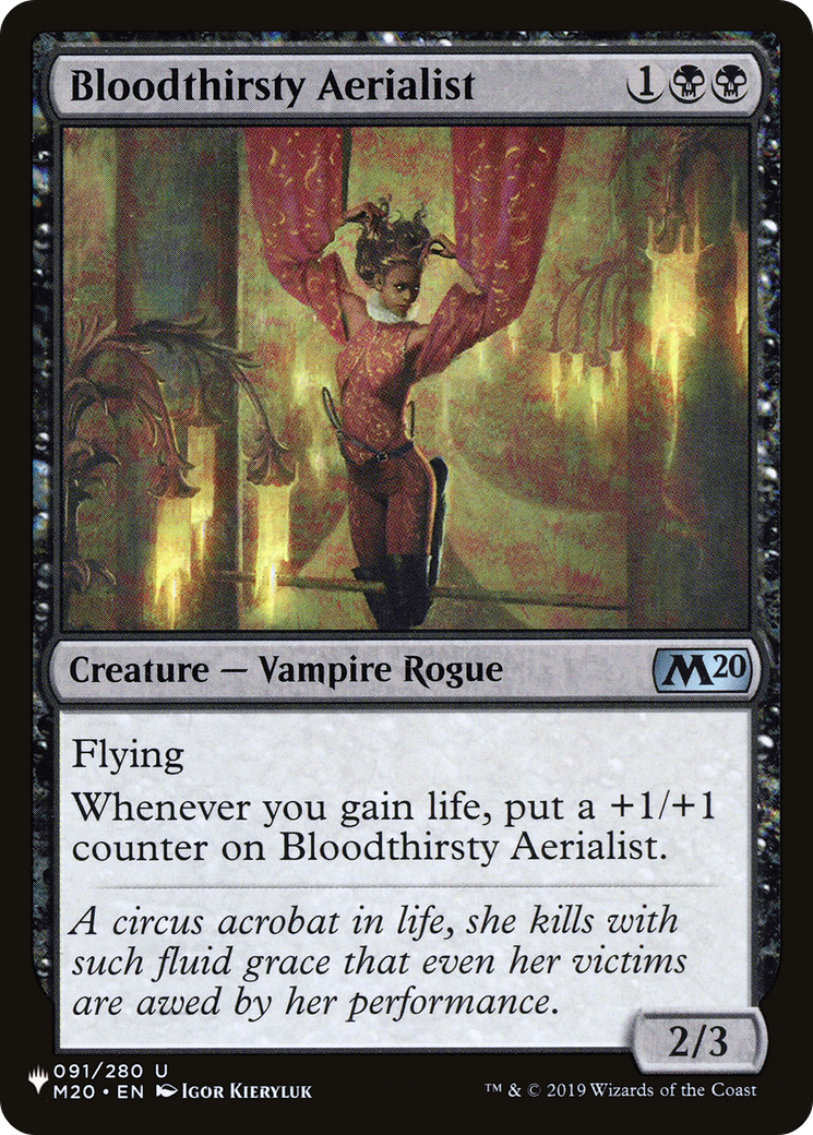 Bloodthirsty Aerialist (LIST-M20-91)