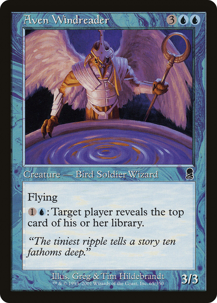 Aven Windreader (ODY-065) (Foil)