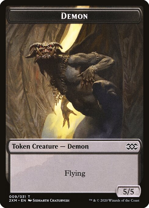 Demon // Squirrel Double-Sided Token (2XM-9 // 18) (Foil)