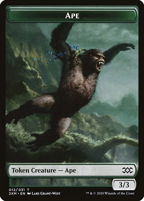 Ape // Germ Double-Sided Token (2XM-12 // 10) (Foil)