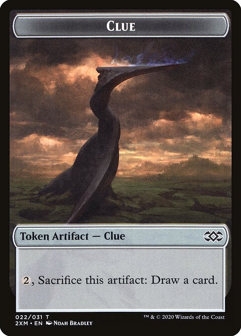 Clue // Servo Double-Sided Token (2XM-22 // 25) (Foil)