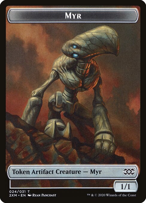 Myr (024) // Treasure Double-Sided Token (2XM-24 // 27) (Foil)