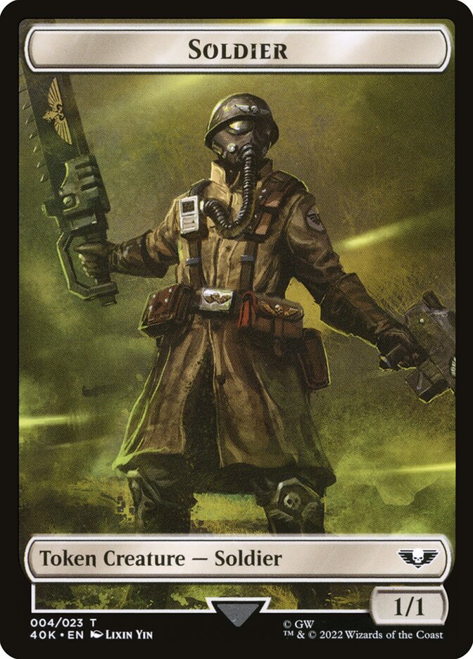 Soldier (004) // Vanguard Suppressor Double-Sided Token (40K-4 // 10)