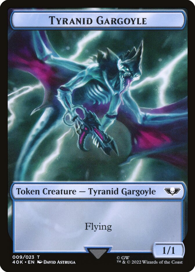 Tyranid (017) // Tyranid Gargoyle Double-Sided Token (40K-17 // 9)