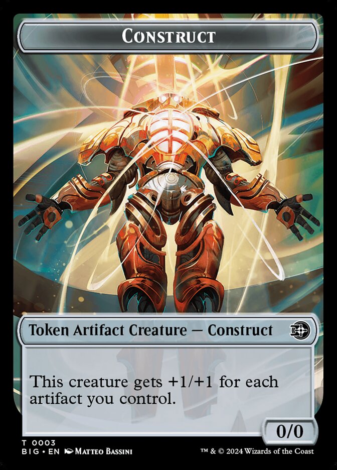 Treasure // Construct Double-Sided Token (OTJ-18 // 3) (Foil)