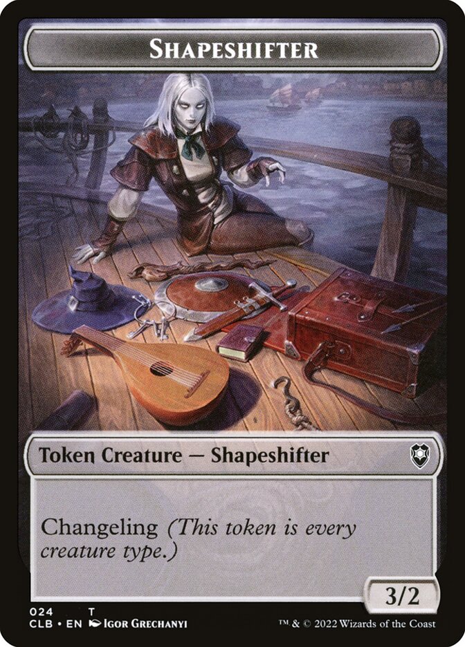 Shapeshifter (024) // Shapeshifter (028) Double-Sided Token (CLB-24 // 28)