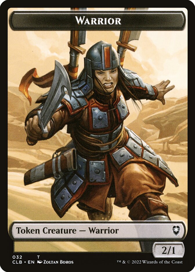 Warrior // Inkling Double-Sided Token (CLB-32 // 45)