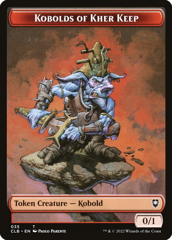 Kobolds of Kher Keep // Treasure Double-Sided Token (CLB-35 // 17)
