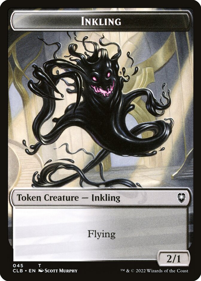 Warrior // Inkling Double-Sided Token (CLB-32 // 45)