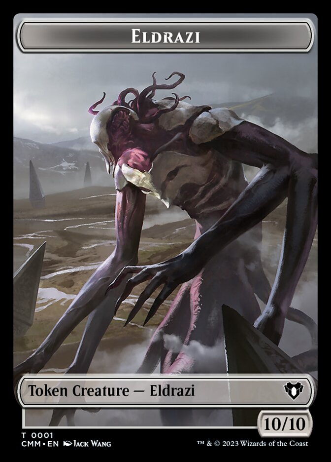 Eldrazi // Knight Double-Sided Token (CMM-1 // 7)