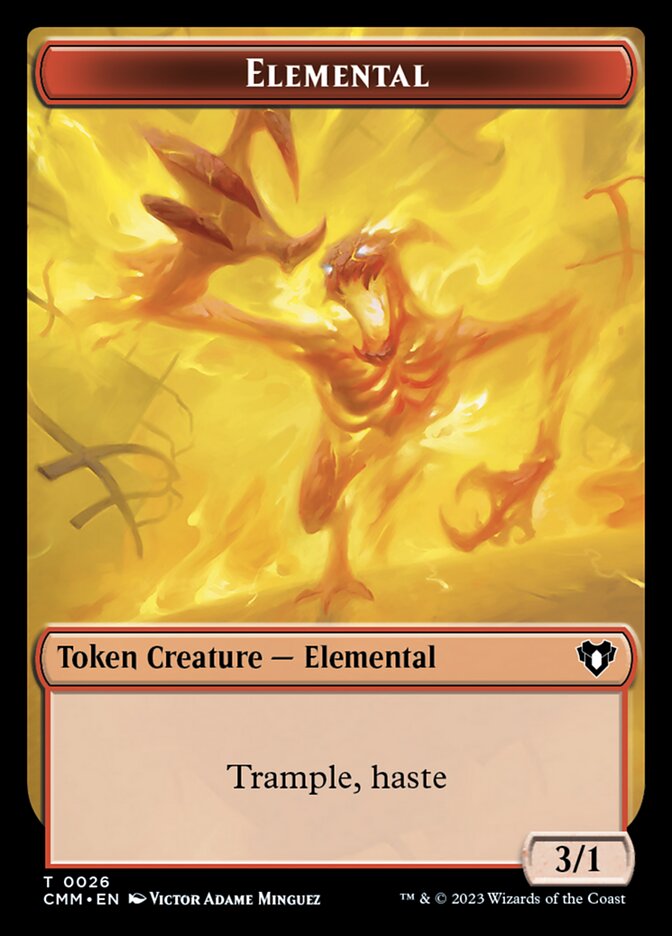 Elemental (0026) // Kor Soldier Double-Sided Token (CMM-26 // 8)