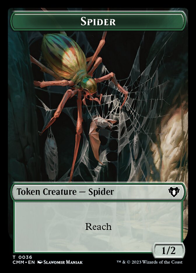 Wurm // Spider Double-Sided Token (CMM-73 // 36)