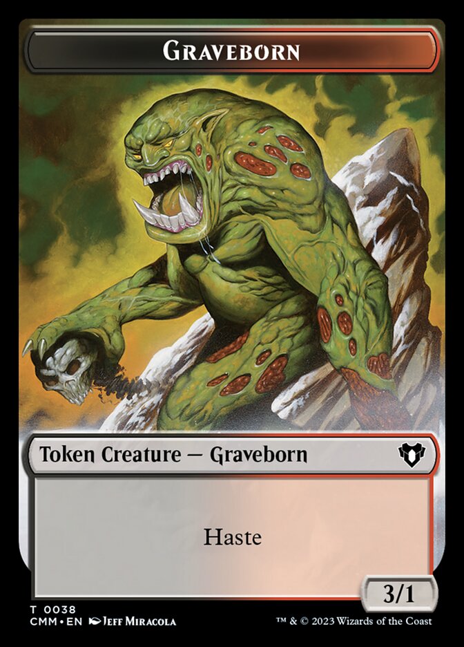 Spirit (0010) // Graveborn Double-Sided Token (CMM-10 // 38)