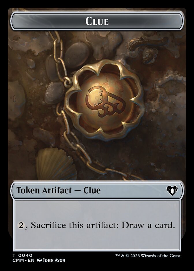 Clue // Construct (0041) Double-Sided Token (CMM-40 // 41)