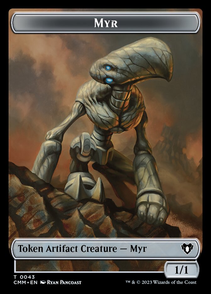Eldrazi Scion // Myr Double-Sided Token (CMM-2 // 43)