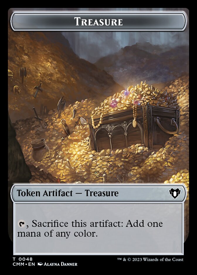 Treasure // Cat (0005) Double-Sided Token (CMM-48 // 5)