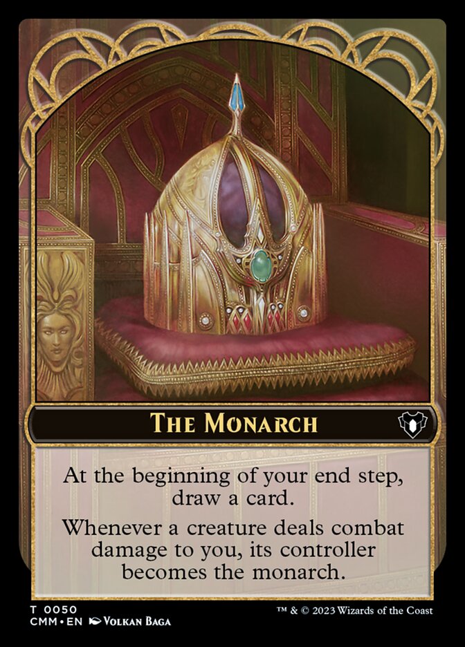The Monarch // Dwarf Berserker Double-Sided Token (CMM-50 // 23)