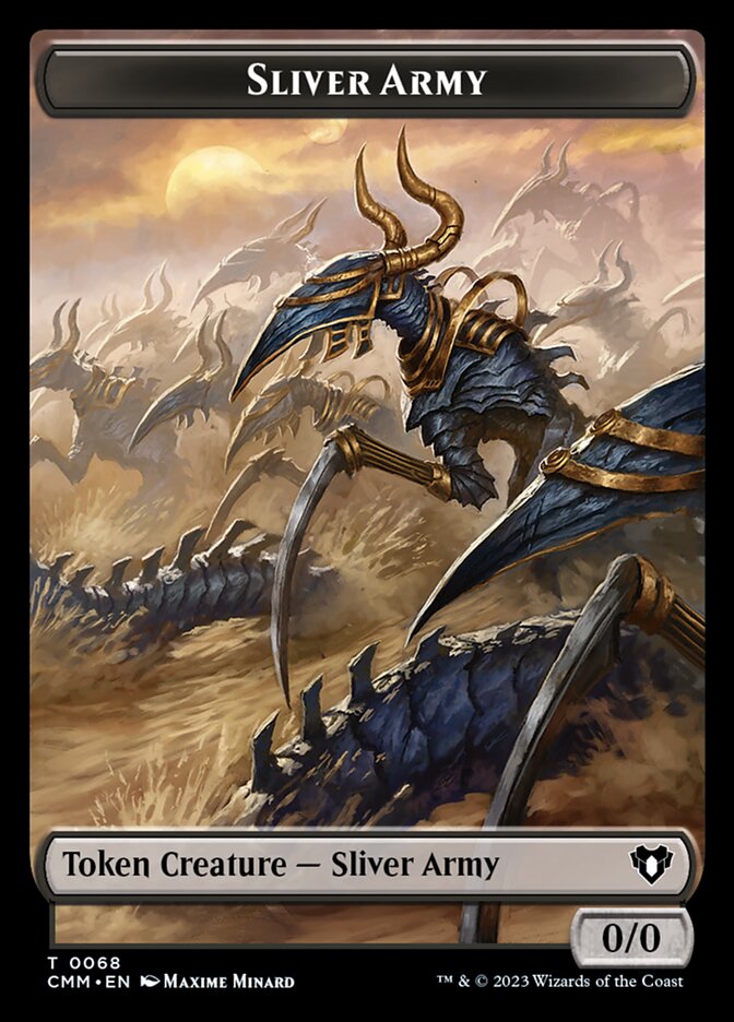 Sliver Army // Sliver Double-Sided Token (CMM-68 // 57)