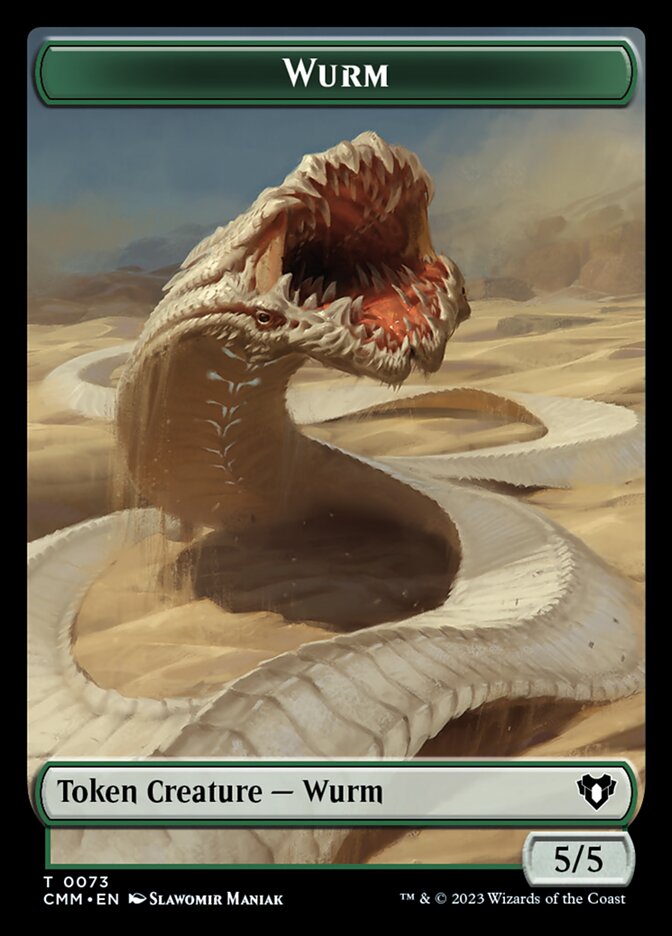 Wurm // Spider Double-Sided Token (CMM-73 // 36)