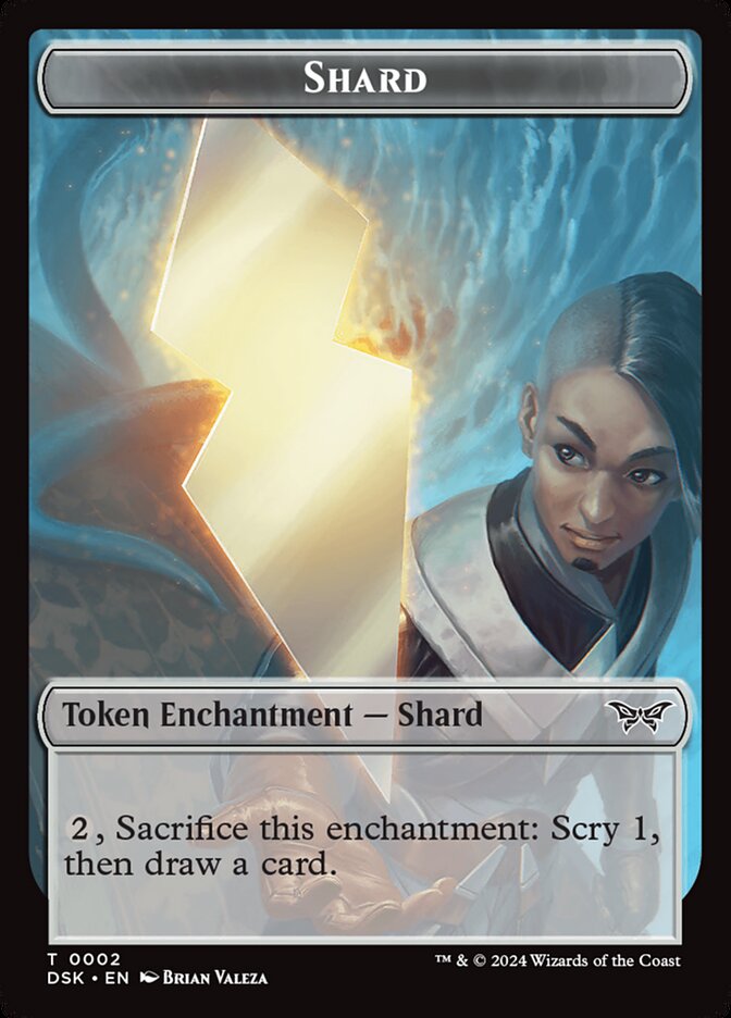 Shard // Treasure Double-Sided Token (DSK-2 // 15) (Foil)