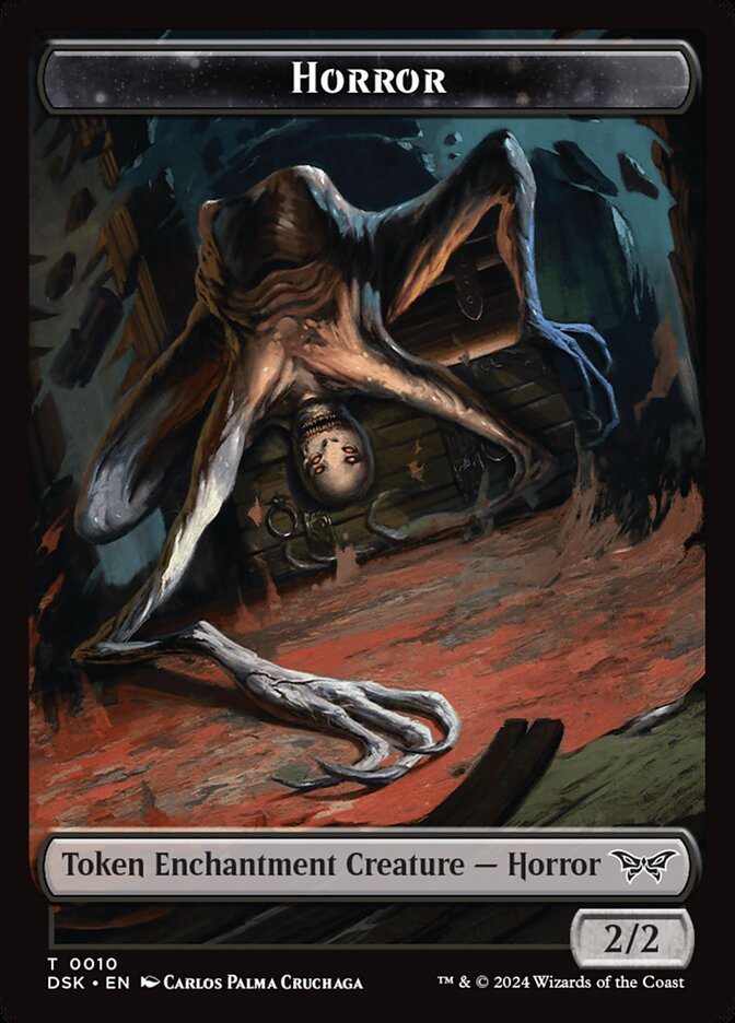 Horror // Copy Double-Sided Token (DSK-10 // 1)