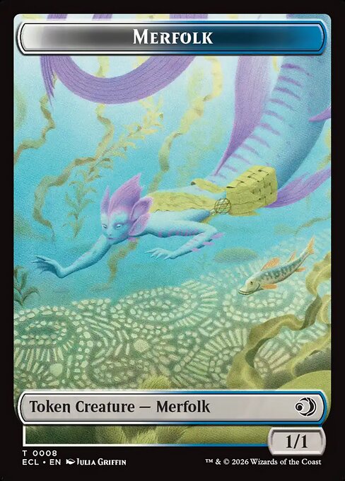 Shapeshifter // Merfolk Double-Sided Token (ECL-1 // 8)