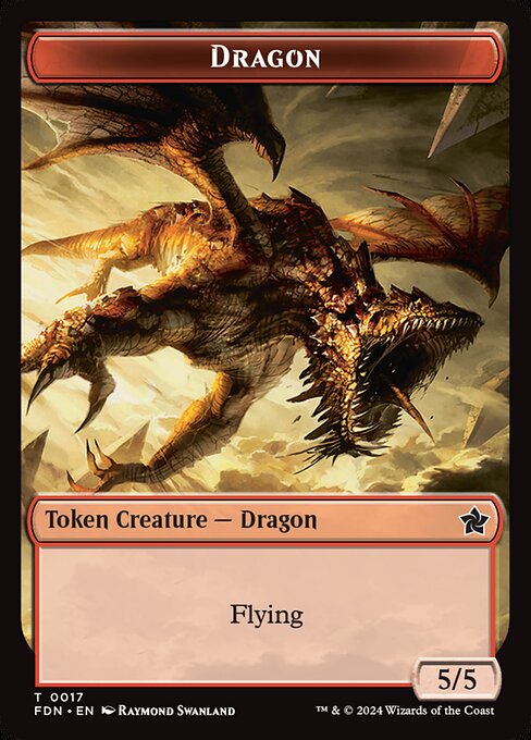 Dragon (0016) // Dragon (0017) Double-Sided Token (FDN-16 // 17)
