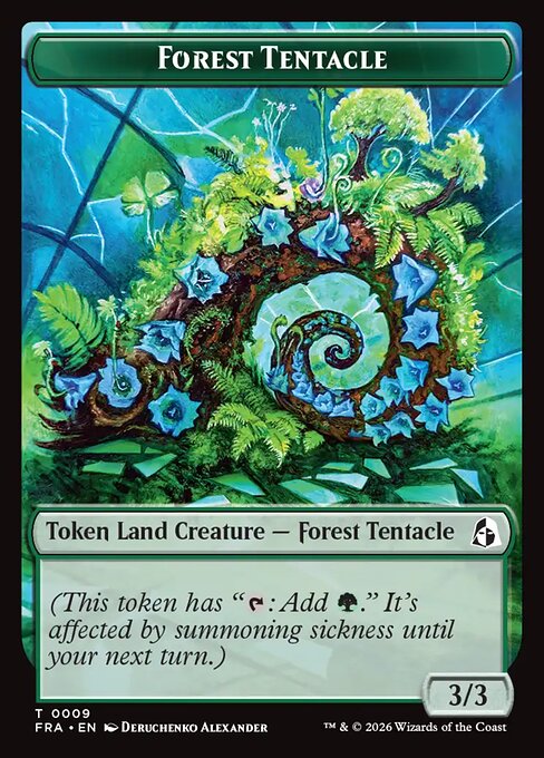 Forest Tentacle // Beast Double-Sided Token (FRA-9 // 8)