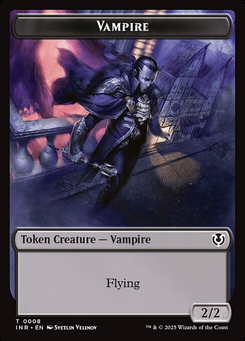 Vampire (0007) // Vampire (0008) Double-Sided Token (INR-7 // 8) (Foil)