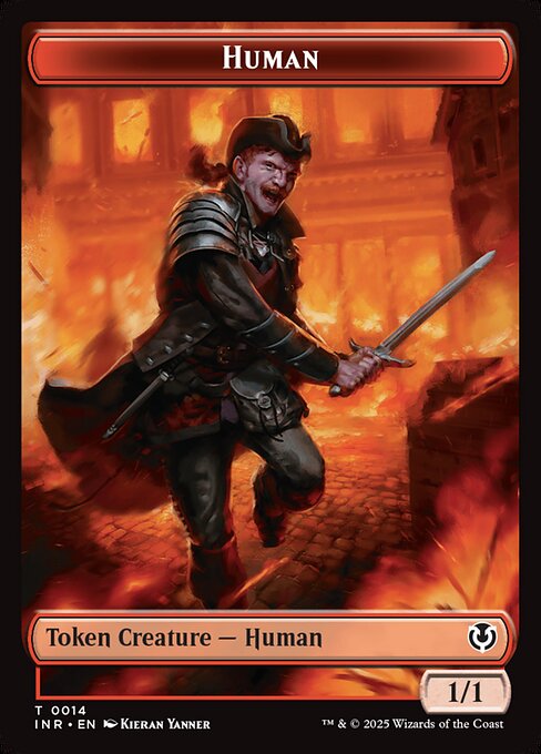 Elemental // Human (0014) Double-Sided Token (INR-13 // 14) (Foil)