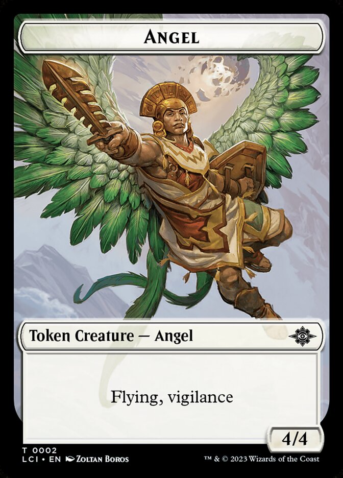 Gnome // Angel Double-Sided Token (LCI-16 // 2) (Foil)