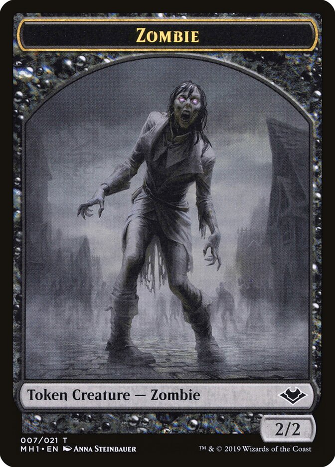 Zombie // Construct Double-Sided Token (MH1-7 // 17)