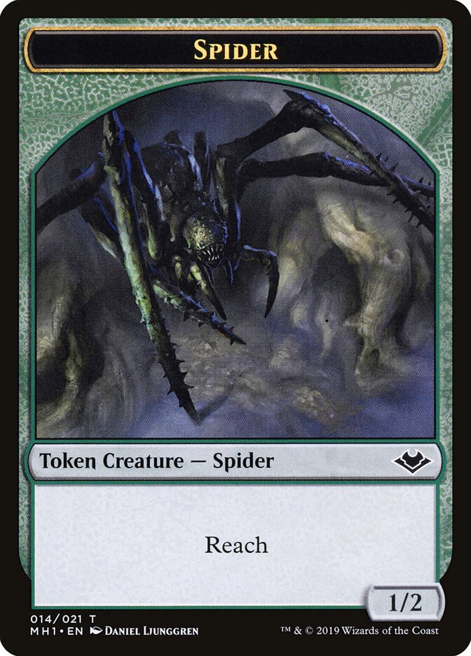 Shapeshifter // Spider Double-Sided Token (MH1-1 // 14)
