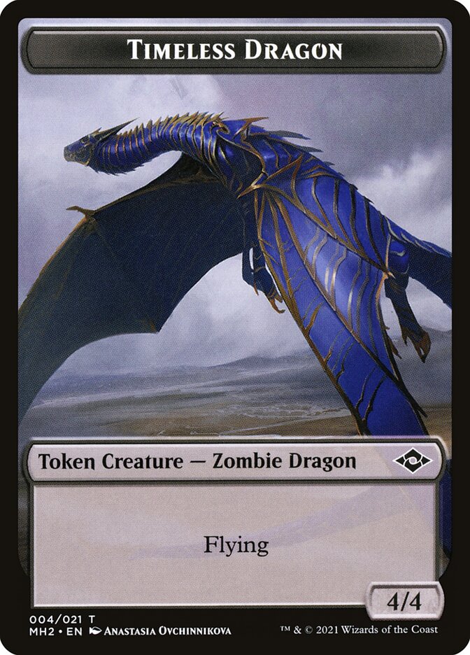 Clue (015) // Timeless Dragon Double-Sided Token (MH2-15 // 4) (Foil)