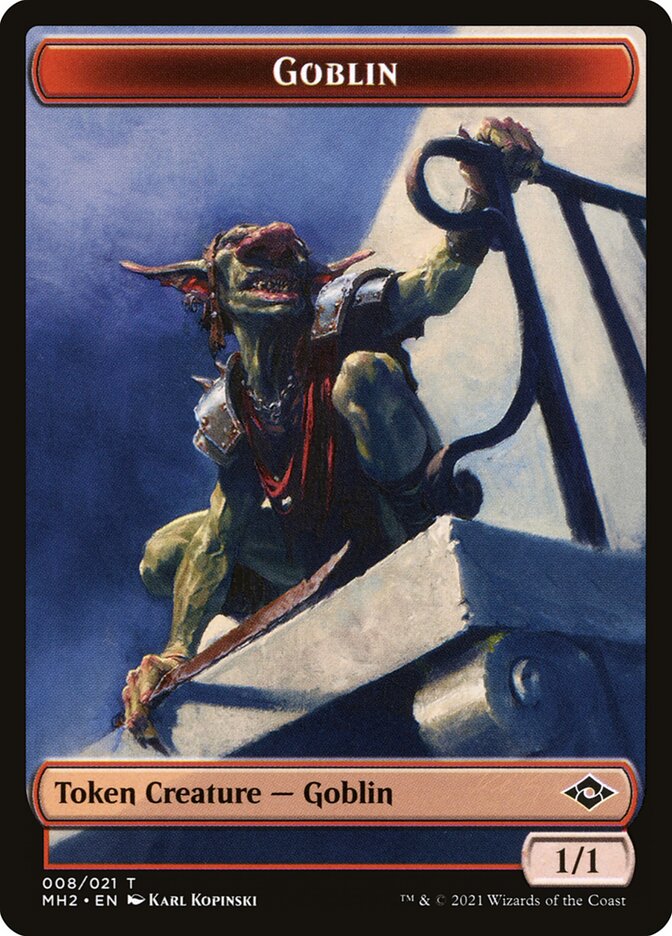 Squirrel // Goblin Double-Sided Token (MH2-11 // 8) (Foil)