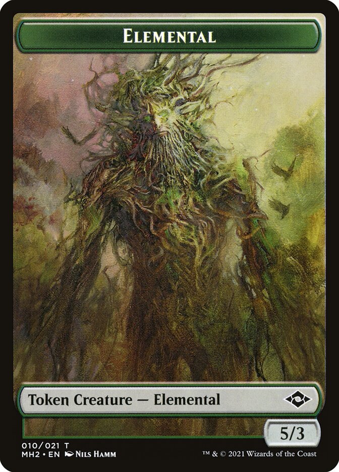 Food (018) // Elemental Double-Sided Token (MH2-18 // 10) (Foil)