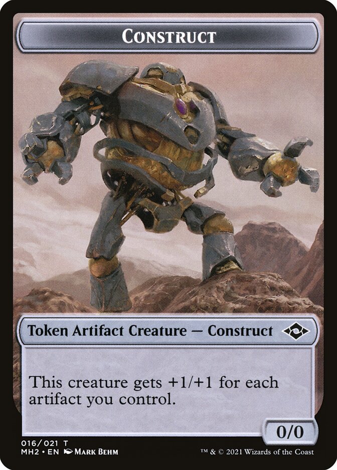 Treasure (020) // Construct Double-Sided Token (MH2-20 // 16) (Foil)