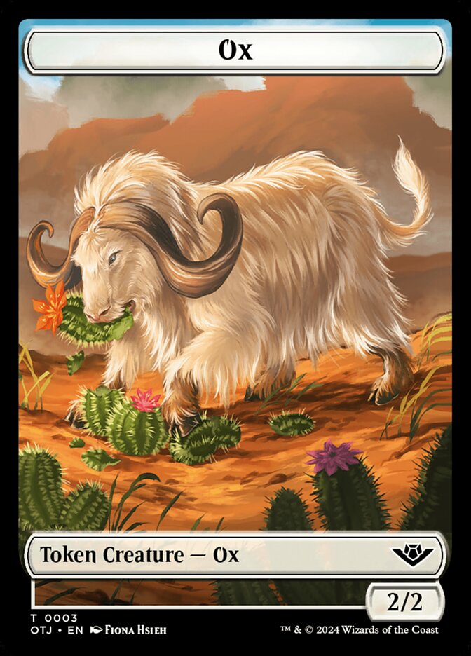 Ox // Plot Double-Sided Token (OTJ-3 // 20)