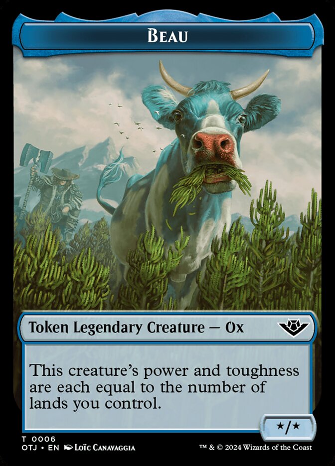 Beau // Plot Double-Sided Token (OTJ-6 // 20)