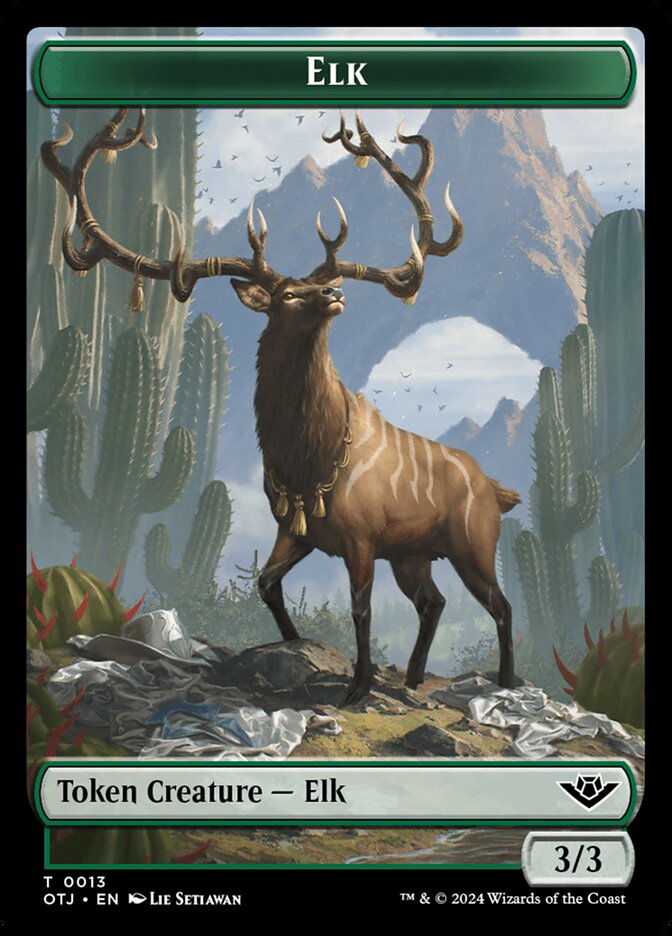Elk // Plot Double-Sided Token (OTJ-13 // 20)