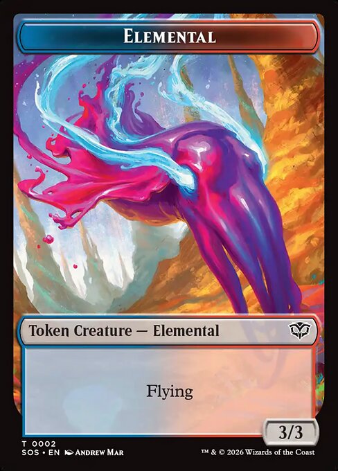 Fractal (0004) // Elemental (0002) Double-Sided Token (SOS-4 // 2)
