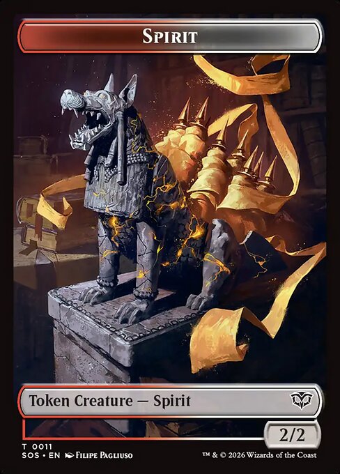 Inkling (0007) // Spirit (0011) Double-Sided Token (SOS-7 // 11)