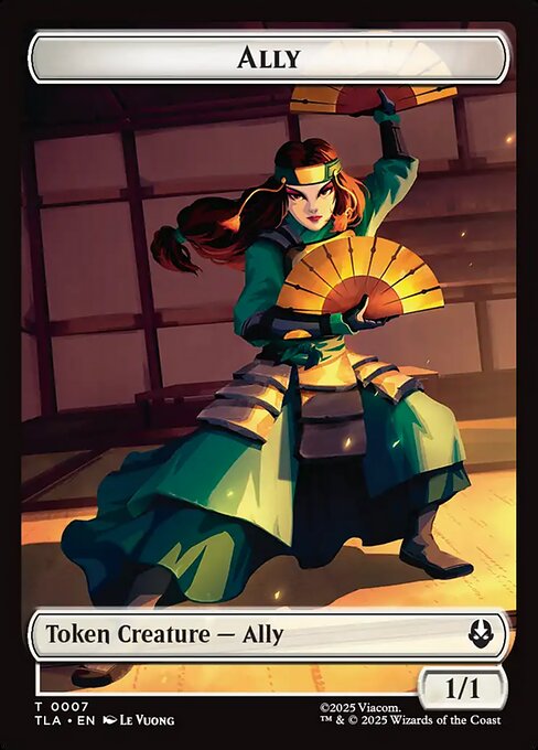 Food (0020) // Ally (0007) Double-Sided Token (TLA-20 // 7)