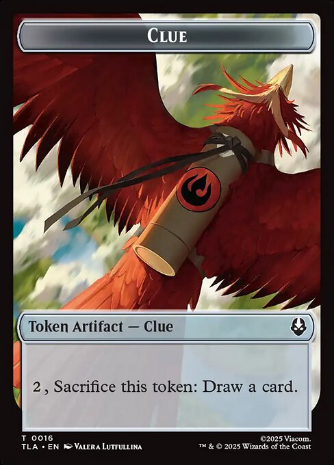 Ally (0008) // Clue (0016) Double-Sided Token (TLA-8 // 16)