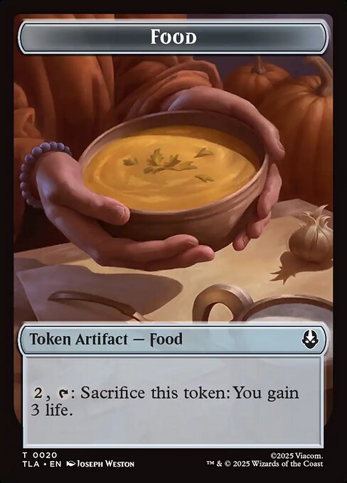 Bear // Food (0020) Double-Sided Token (TLA-12 // 20)